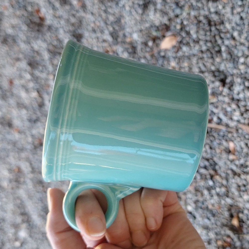 Fiesta USA turquoise mug